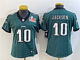 Women's Philadelphia Eagles #10 DeSean Jackson Green 2025 Super Bowl LIX Patch Vapor Untouchable Limited Stitched Jersey Dzhi,baseball caps,new era cap wholesale,wholesale hats